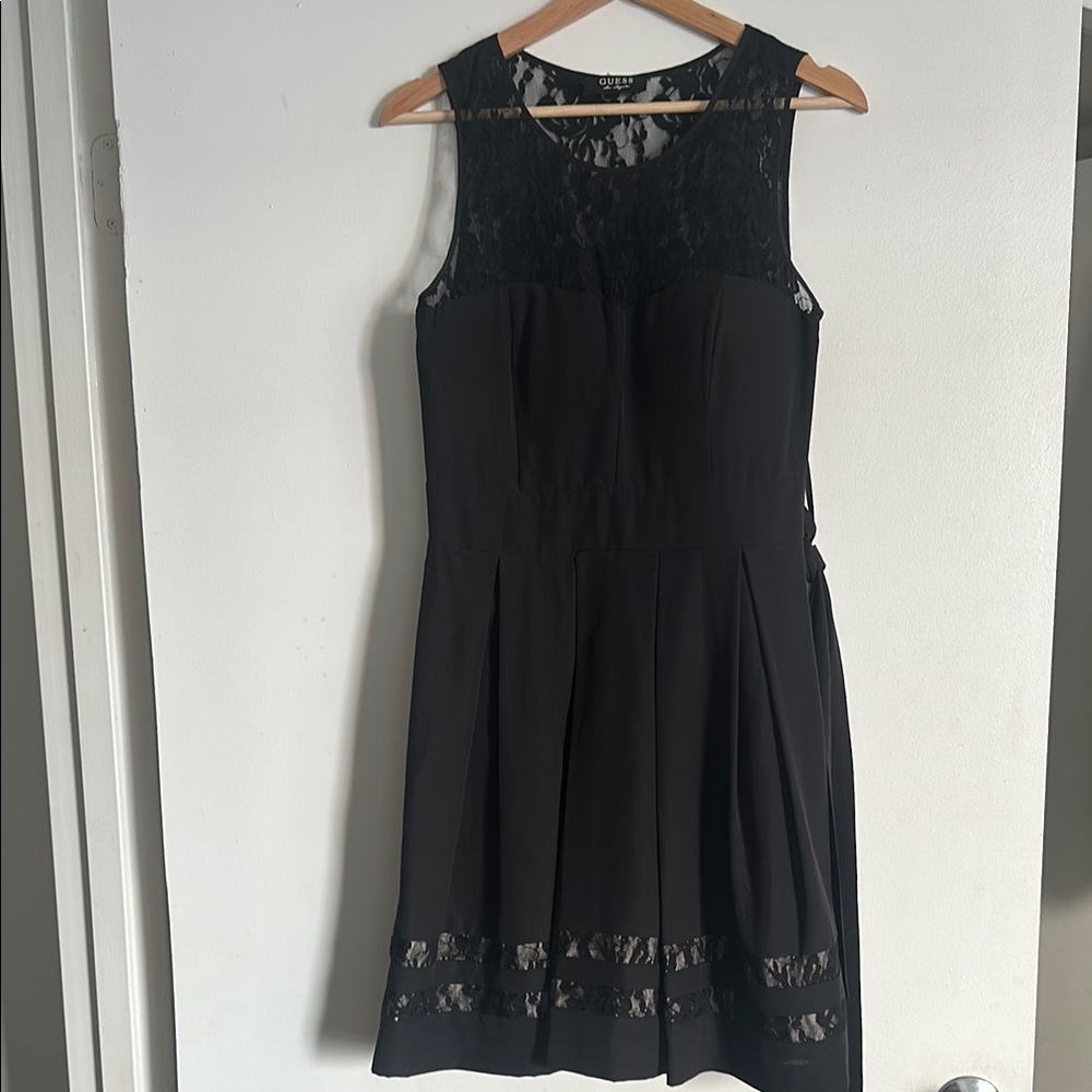 Guess Elegant Black Lace Midi Dress / EUC - Picture 2 of 8